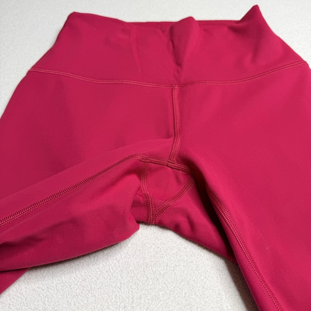 ✨NWT•Lululemon Wunder Train Contour Fit High-Rise Tight 25"•Ruby Red❤️💕 - Picture 4 of 14